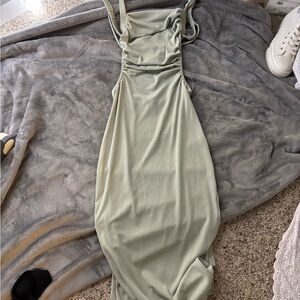 Princess Polly Strapless Light Green Dress